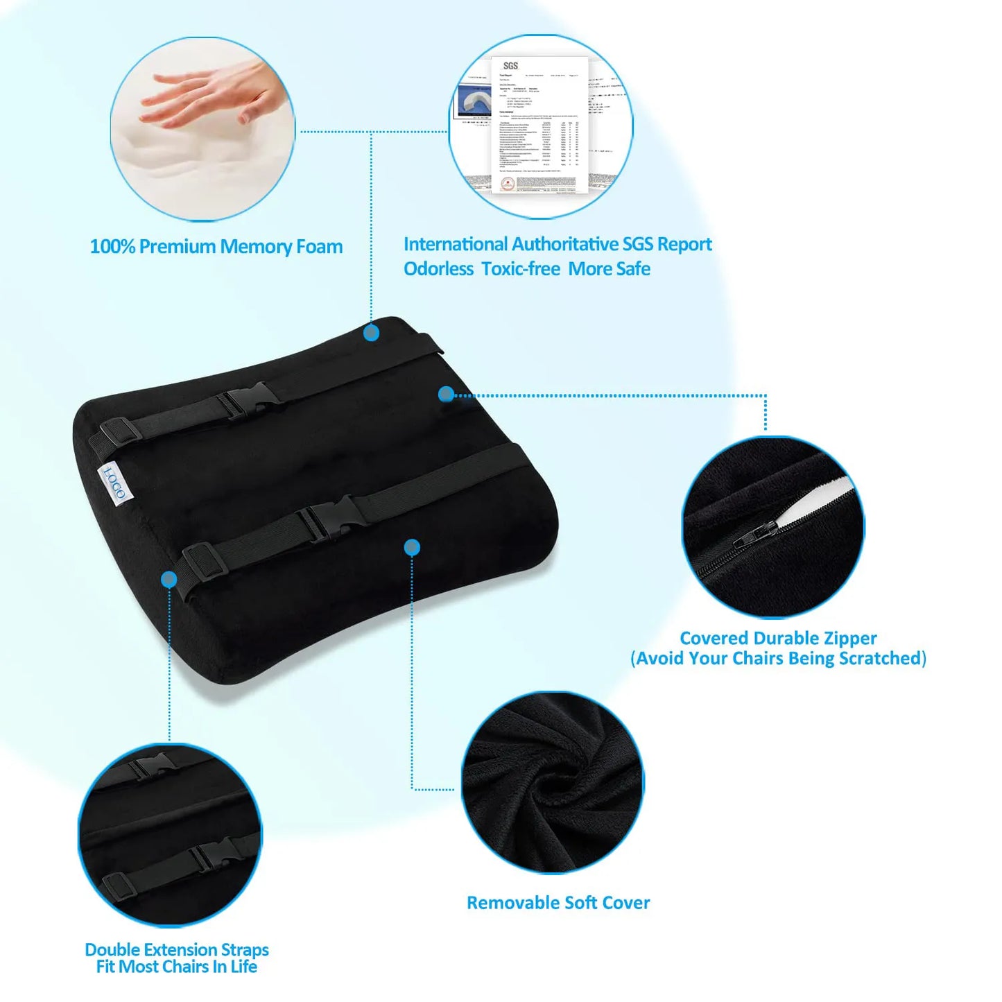 Postura Gel Sit Cushion - Premium Posture Correction You Can Take Anywhere
